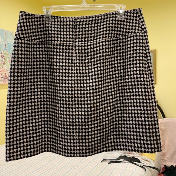 Talbots Tweed Diamond Houndstooth Skirt NWT Size 14p - Picture 2 of 7